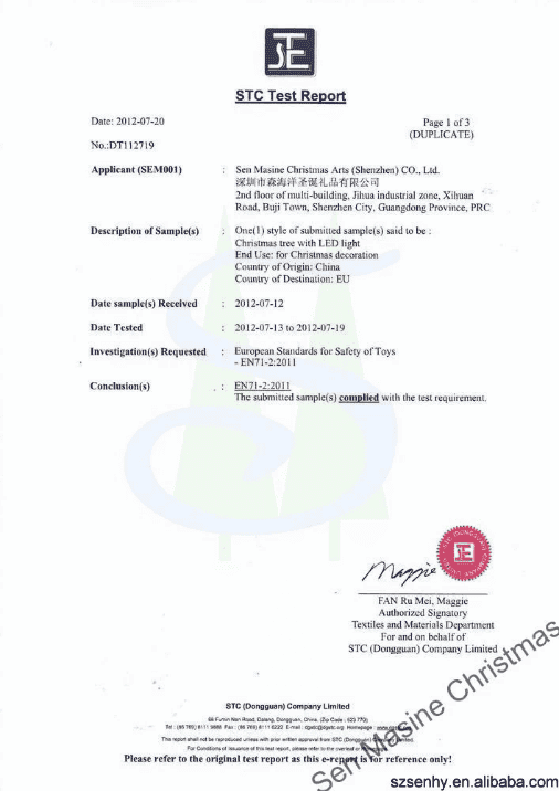 Artificial christmas Tree